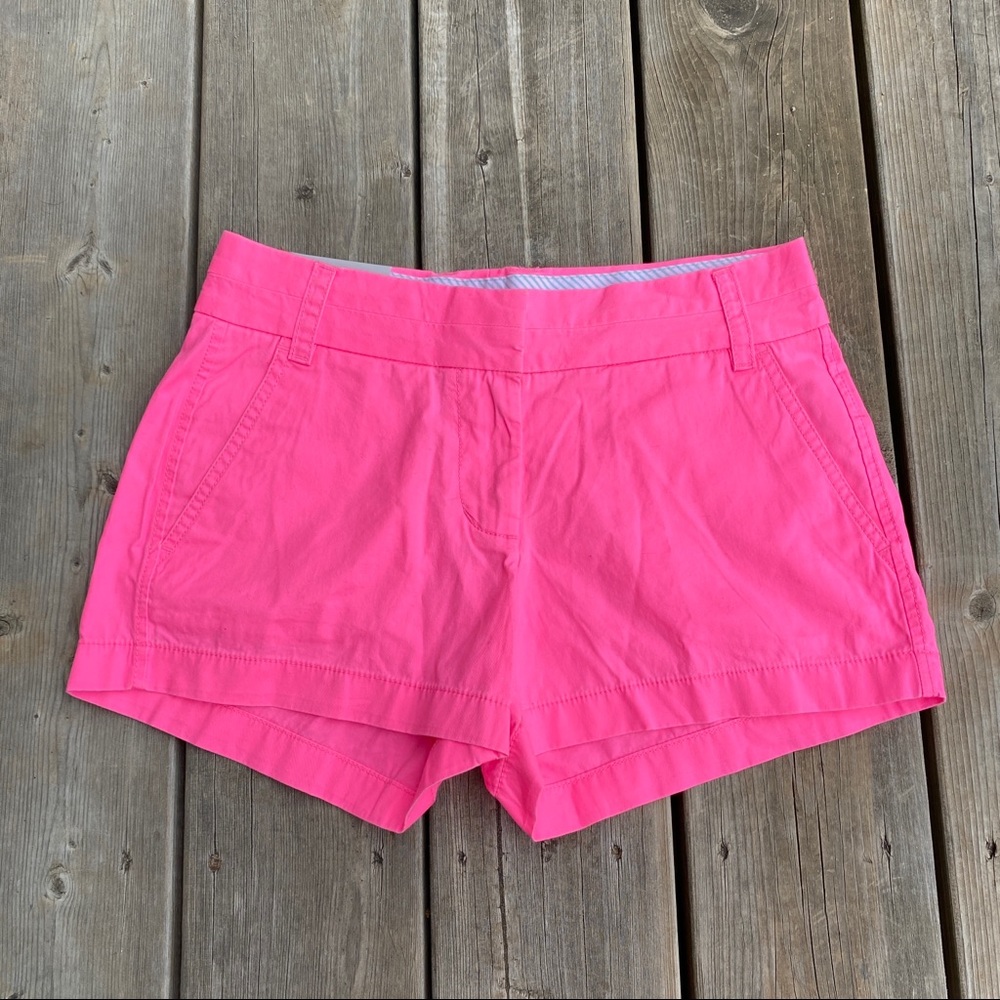 NWT || J.Crew Pink Chino Shorts